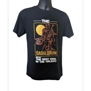 The Dadalorian, the best dad in the galaxy T-shirt